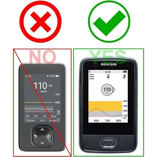 Dexcom G6 Premium Quality  Silicone Soft CGM Receiver Case [ 2 Pack ]