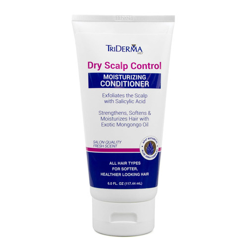 TriDerma Dry Scalp Control Moisturizing Conditioner 6 oz bottle – hydrates and soothes dry, itchy scalp