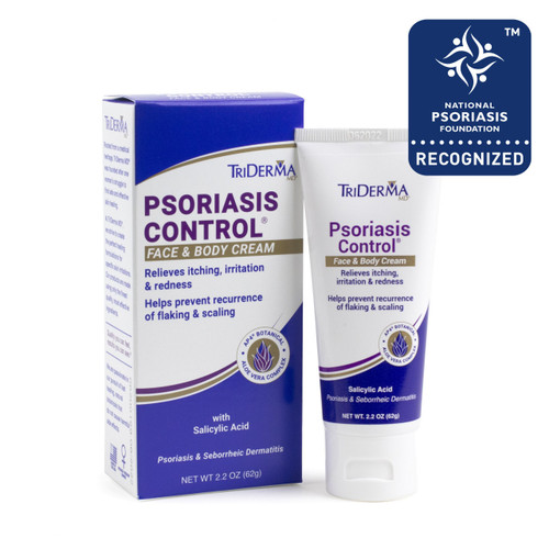 TriDerma Psoriasis Control Face & Body Cream – Maximum Strength  4.2 Oz