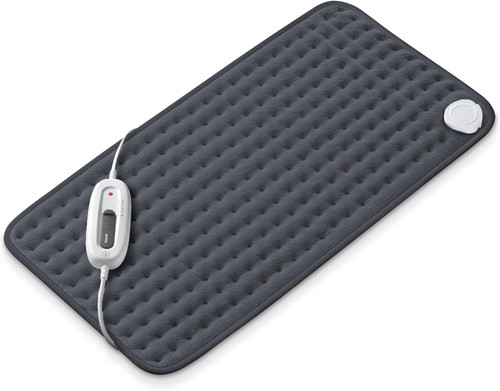 Beurer Super Soft Extra Large Heating Pad – XL 12x24 inch heating pad with 6 heat settings and 2-hour auto-off