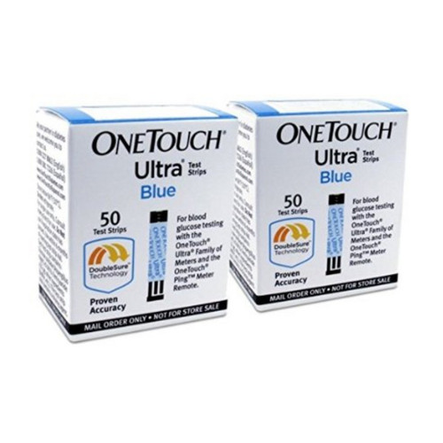 OneTouch Ultra Blue Blood Glucose Test Strip (50 count) – Save Rite Medical