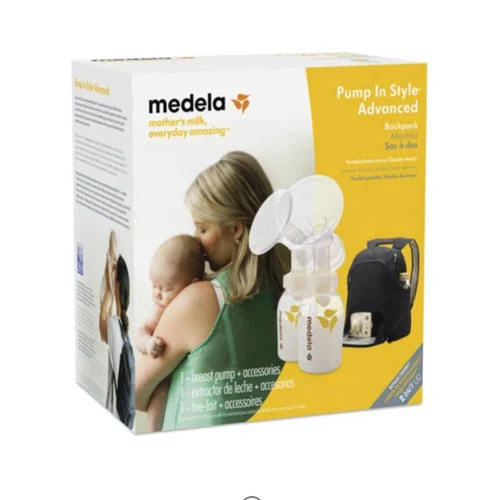 Double pumping setup with Medela Pump In Style Advanced and PersonalFit breast shields