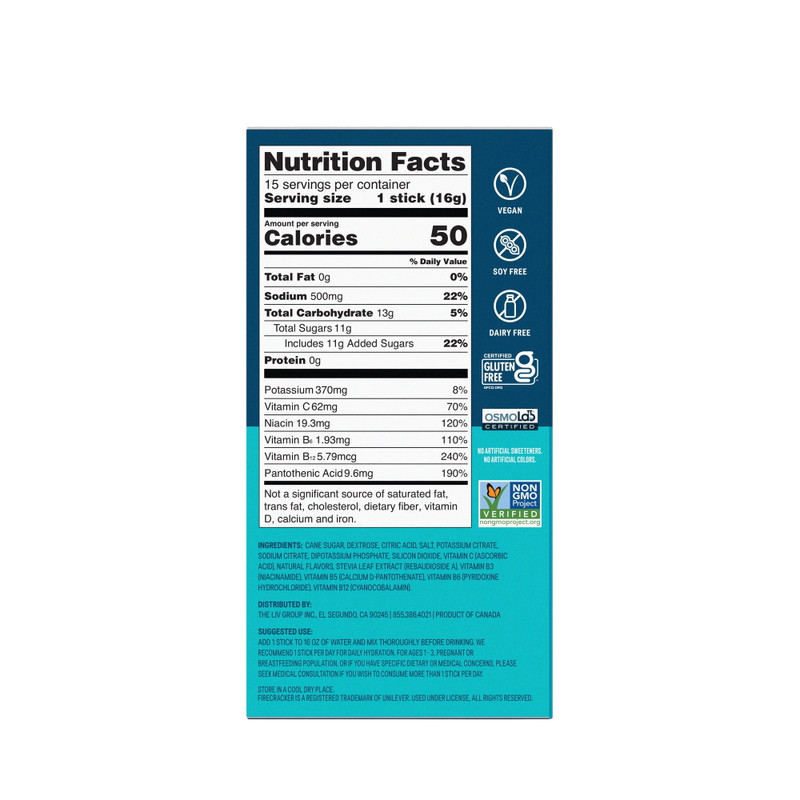 Box of 15 Liquid I.V. hydration packets for daily wellness