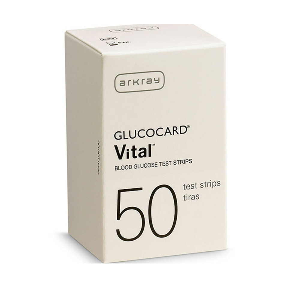 Arkray Glucocard Vital 100 Test Strips For Glucose Care