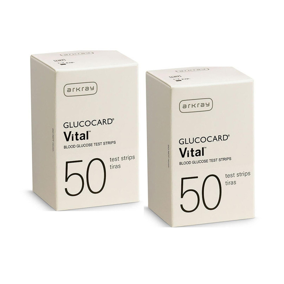 Arkray Glucocard Vital 100 Test Strips For Glucose Care