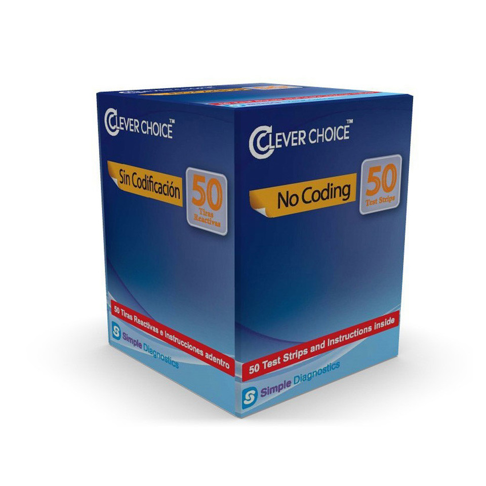 Clever Choice HD Blood Glucose Meter [+] Pharmacist Choice 100 Test Strips For Glucose Care