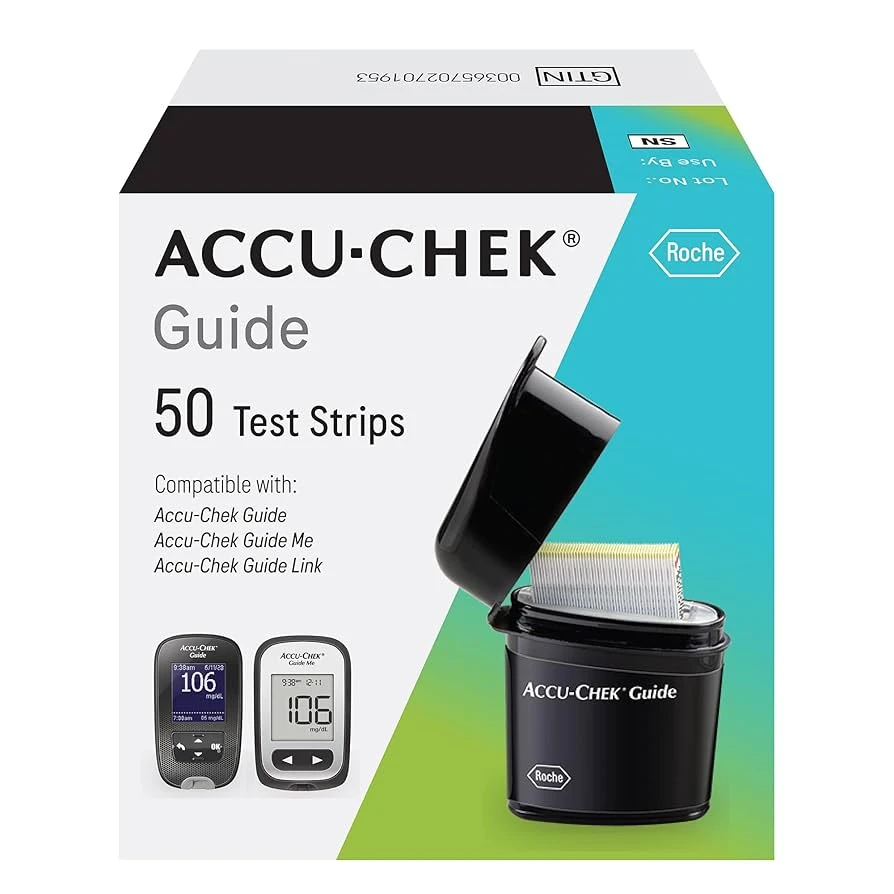Accu-Chek Guide 50 Test Strips For Glucose Care