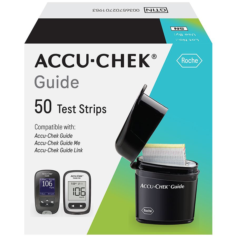 Accu-Chek Guide 50 Test Strips For Glucose Care