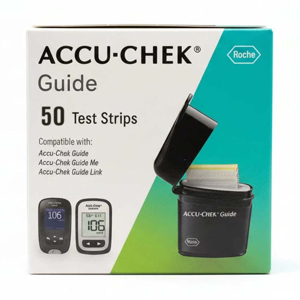 Accu-Chek Guide 300 Test Strips For Glucose Care