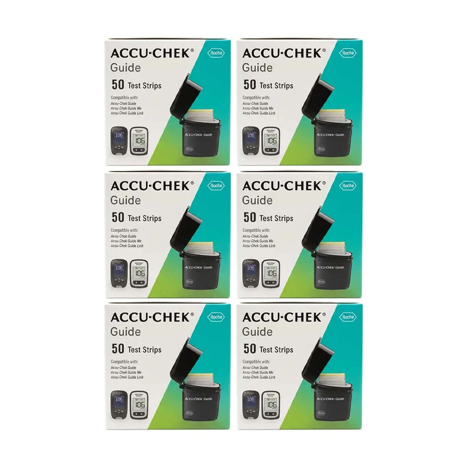 Accu-Chek Guide 300 Test Strips For Glucose Care