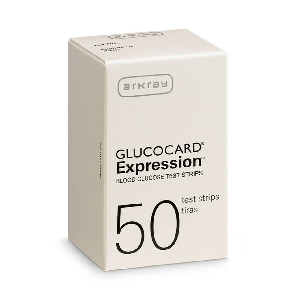 Arkray Glucocard Expression 100 Test Strips For Glucose Care