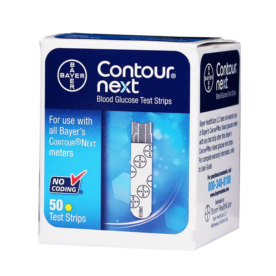 Ascensia Bayer Contour Next ONE Meter [+] Next 50 Test Strips, Lancing Device & Lancets For Glucose Care