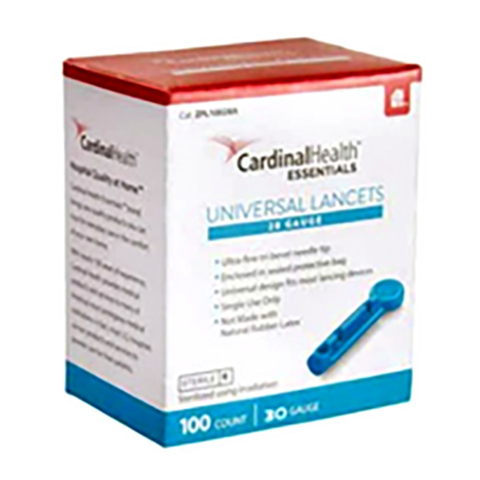 Cardinal Health ReliaMed Twist Top Lancets 30G 100/BX [4 Pack] For GLucose Care