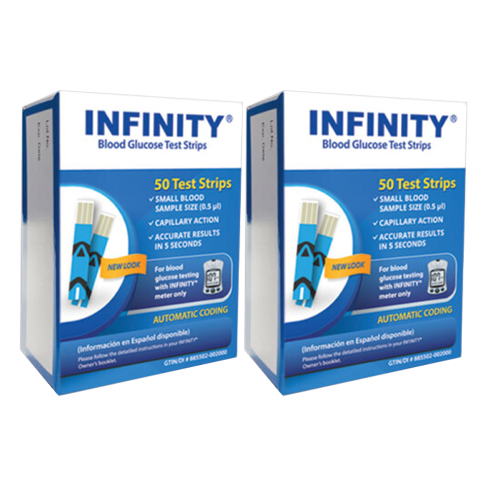 Infinity 100 Test Strips For GLucose Care