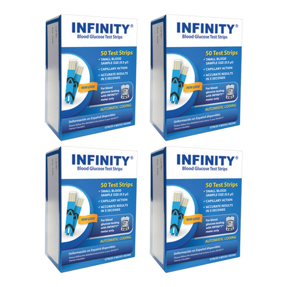 Infinity 200 Test Strips  For GLucose Care