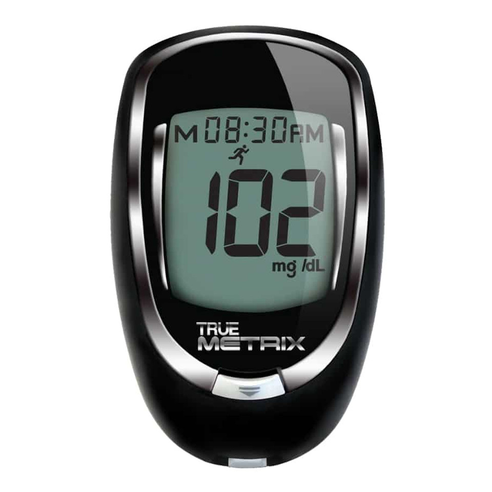 TRUE Metrix Meter [+] Metrix 100 Test Strips , Lancing Device For GLucose Care