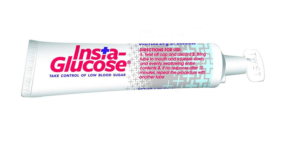Insta-Glucose Glucose Gel For Low Blood Sugar - 3 pack  1.09 oz Per tube PH1758689-3