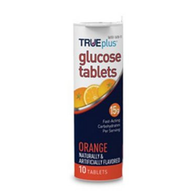 TRUEplus Glucose Tablets Orange 10Ct - 3 Pack