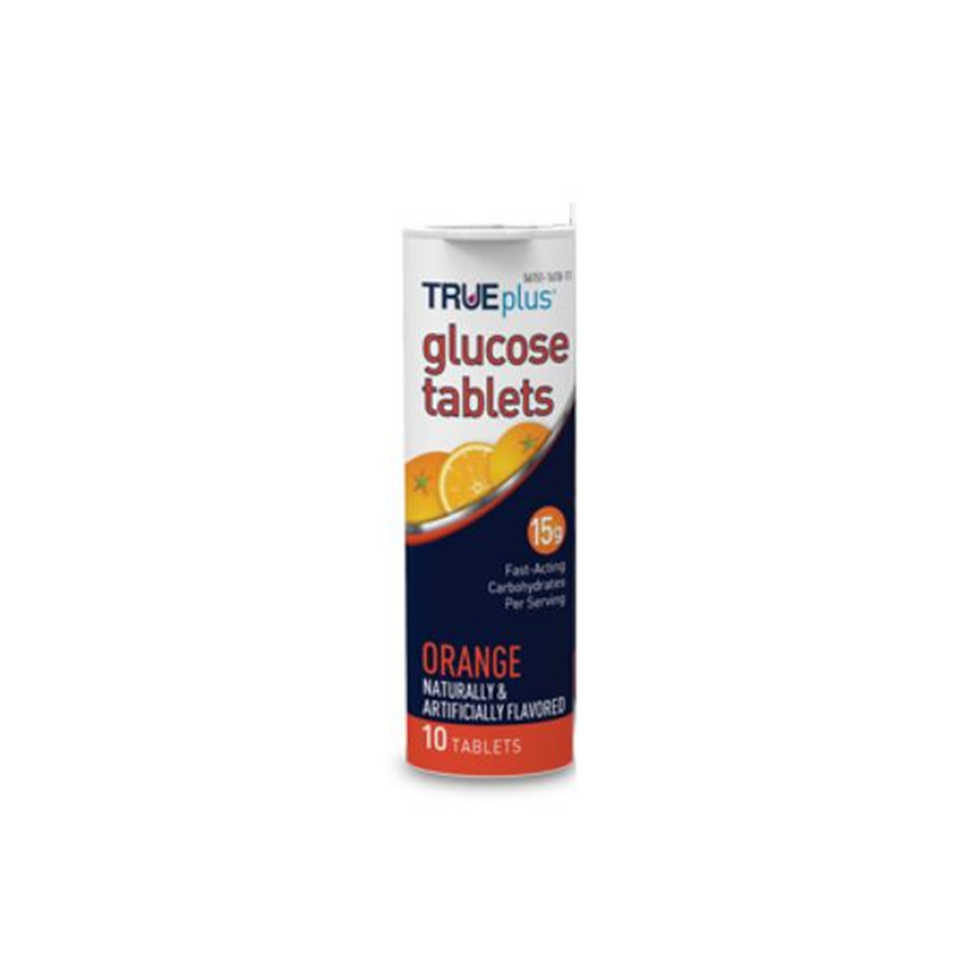 TRUEplus Glucose Tablets Orange 10Ct - 6 Pack