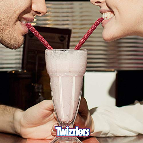 TWIZZLERS Zero Sugar Twists Strawberry Flavored Chewy Candy - 5 Oz Pack