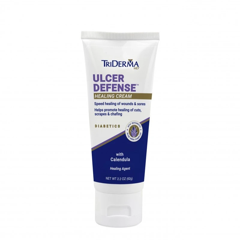 TriDerma Ulcer Defense Healing Cream 2.2 Oz - 2 Packs