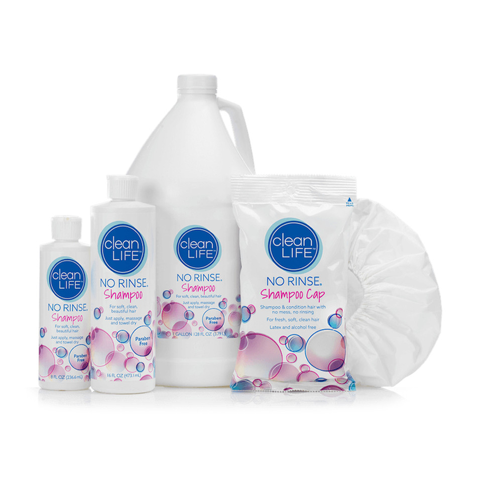 Clean Life Shampoo No Rinse 2 oz. Bottle Unscented