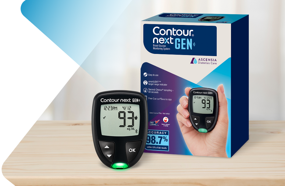 Ascensia Contour Next GEN Meter Kit For Glucose Care