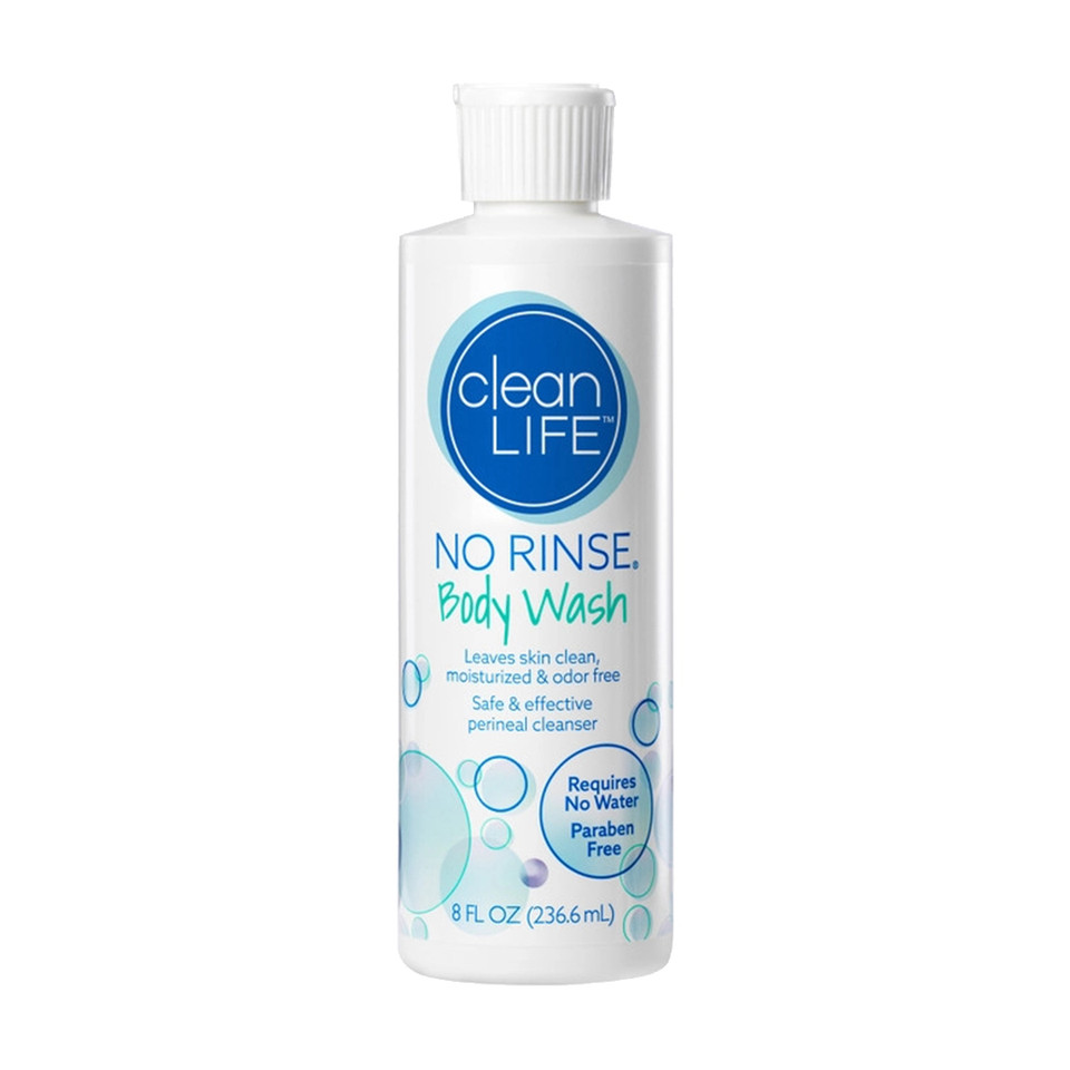 CleanLife Products No-Rinse Body Wash 8 OZ