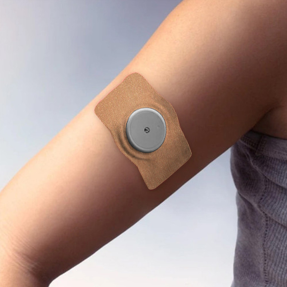 Overt FreeStyle CGM Flexible Patch with Ring - SKIN TONE [5 pack] For Libre or Libre 2