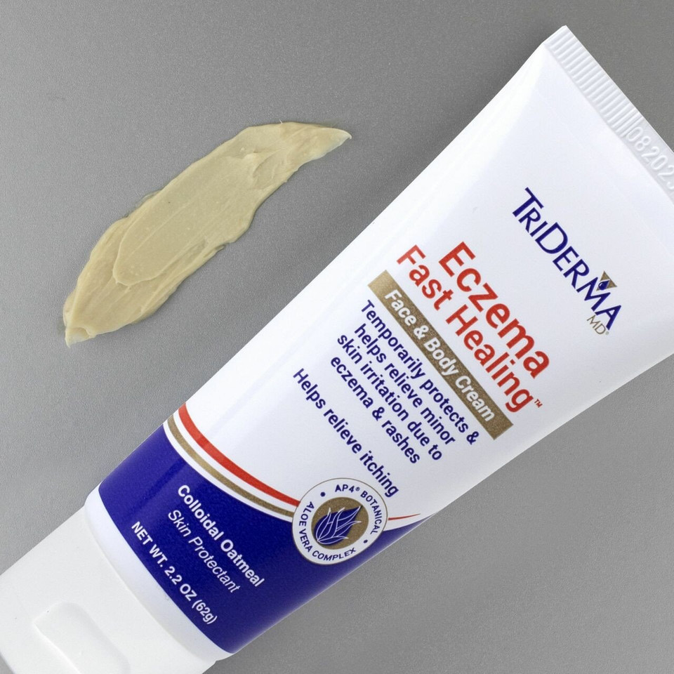 TriDerma Eczema Fast Healing Cream 2.2oz [ 2 Pack ]