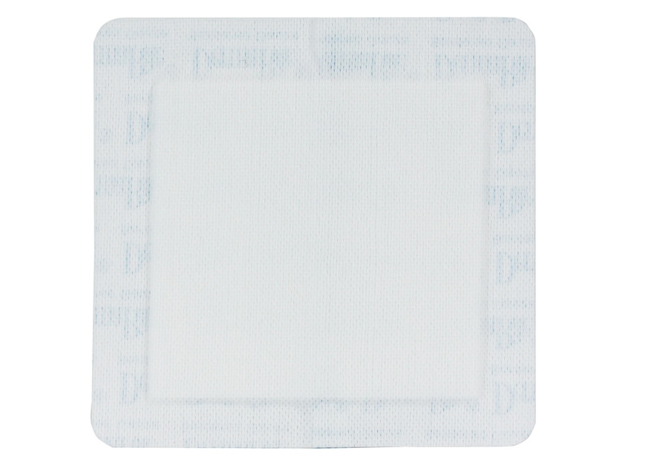 Sterile Border Gauze With Adhesive Border, 4" X 5" [ 25 Pack ]