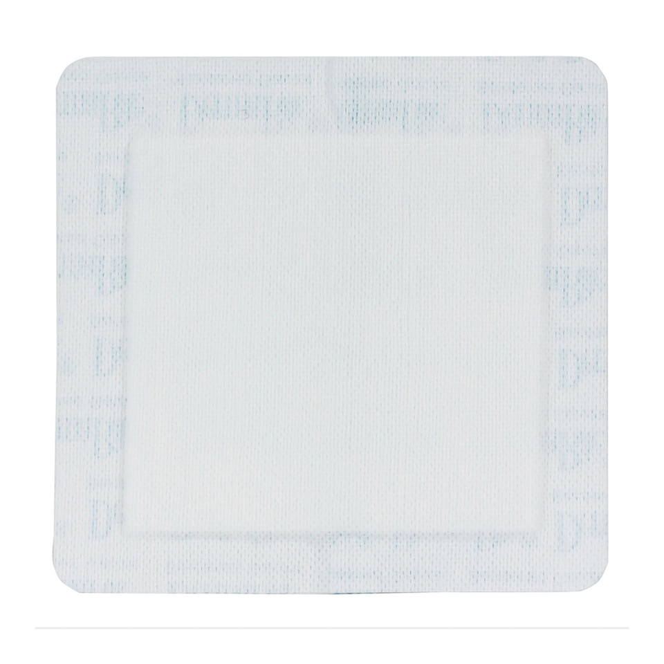 Gauze Wound Dressing With Adhesive Border, 4" X 4"