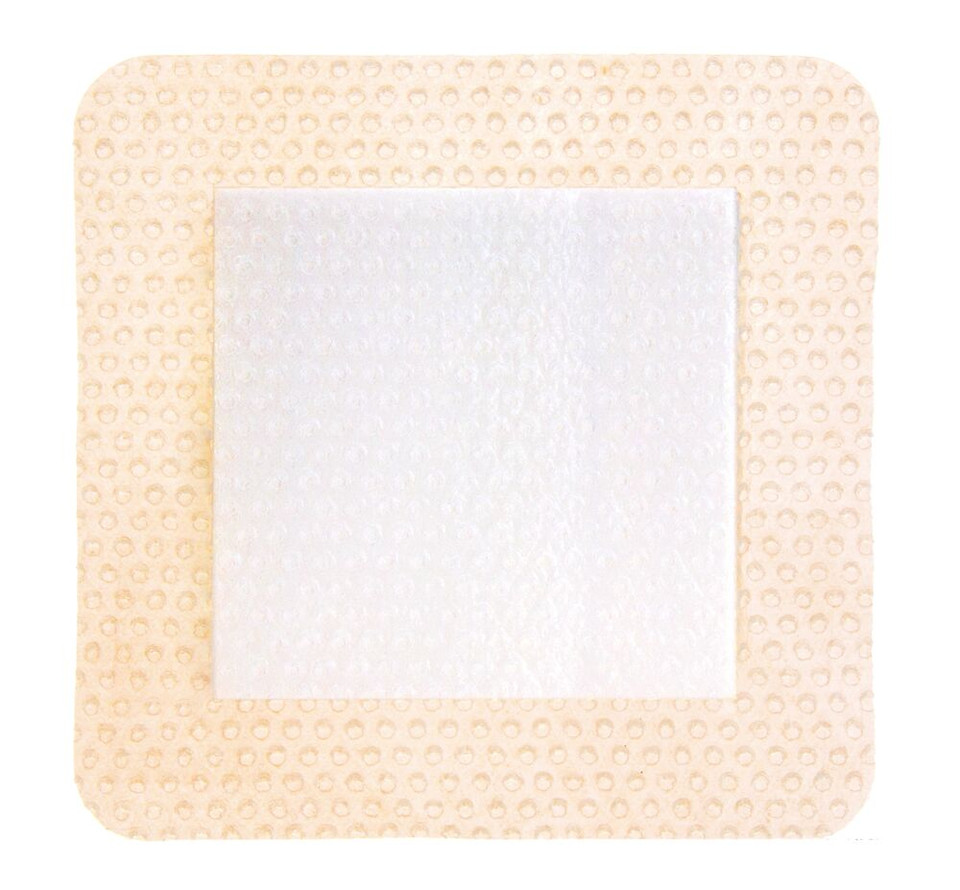 Comfortfoam Border Foam Wound Dressing With Soft Silicone Adhesive, 6" X 6" [ 10 Pack ]