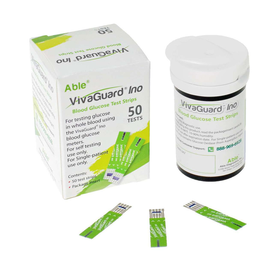 VivaGuard Ino Blood Glucose 50 Test strips