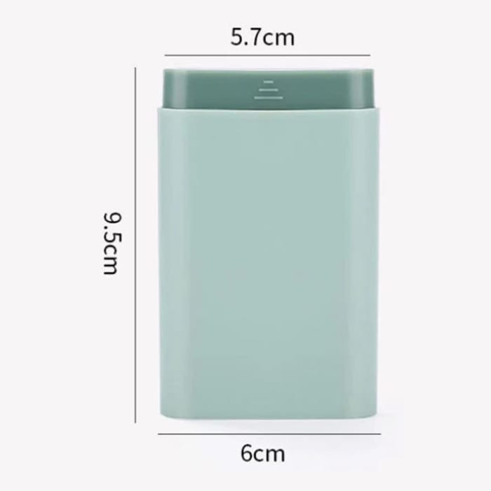 Overt Customizable Pill Organizer 6 Grid Practical Case Design