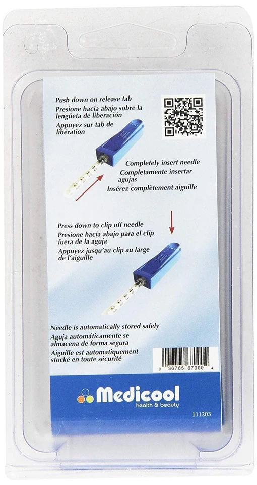 Medi-Cool Medi-Clip Needle Clipper and Storage - Holds 1500 Insulin Syringe and Pen Needles