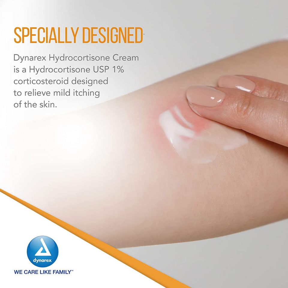 Dynarex 1% Hydrocortisone Cream, 8/9g