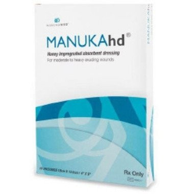 Manukamed MANUKAhd  Honey-Infused Dressing  Advanced Healing for Complex Wounds   - 4 X 5