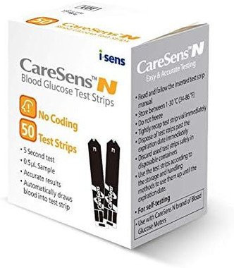 Caresens N Blood Glucose 200 Test Strips