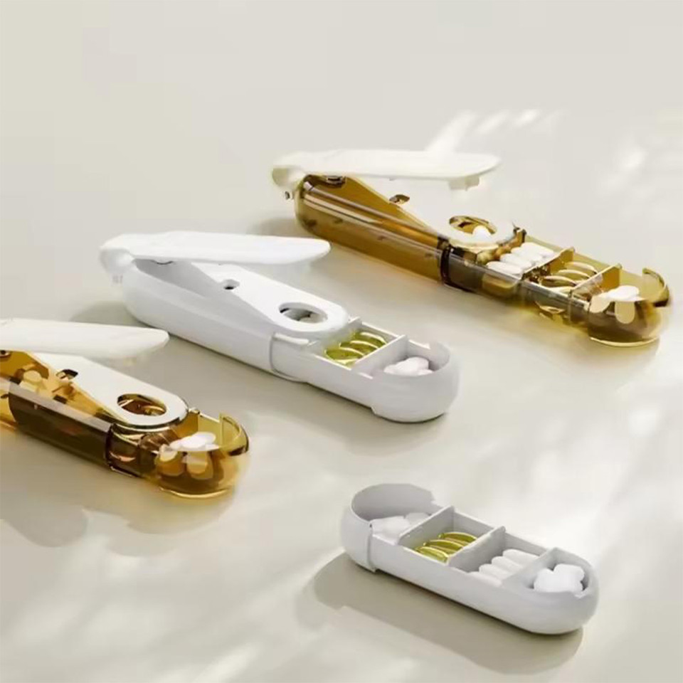 Overt 2 in 1 Portable Pill Remover with Medicine / Pills Assistance Tool