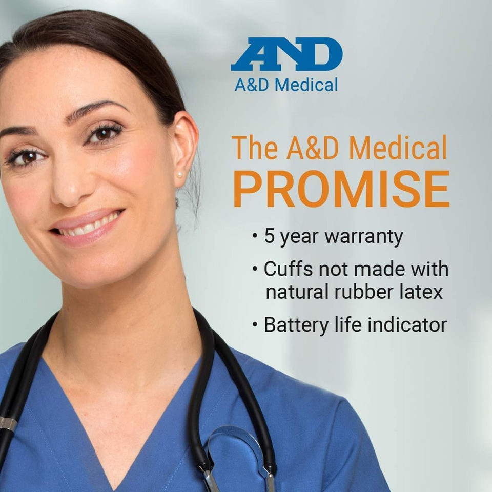 A&D Medical Premium Wrist Blood Pressure Monitor - UB-525