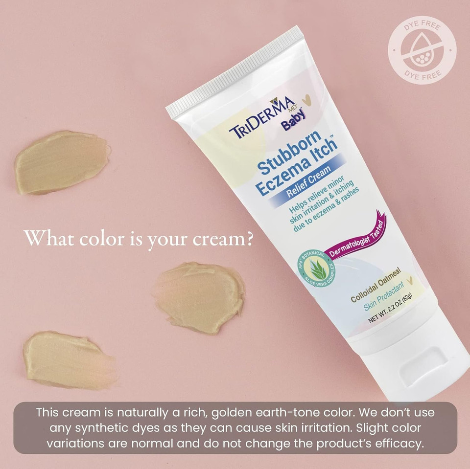 TriDerma Baby Stubborn Eczema Itch Relief Cream