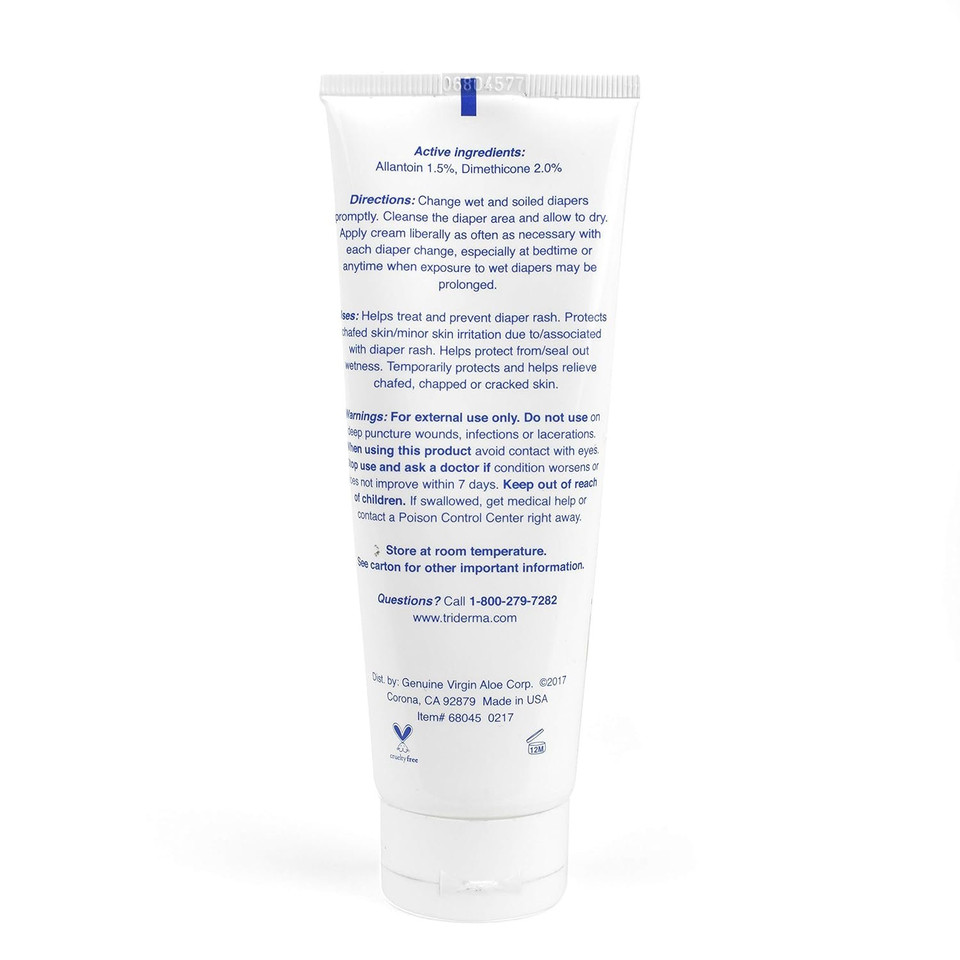 TriDerma Stubborn Diaper Rash Relief Cream
