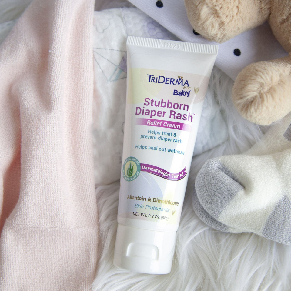 TriDerma Stubborn Diaper Rash Relief Cream
