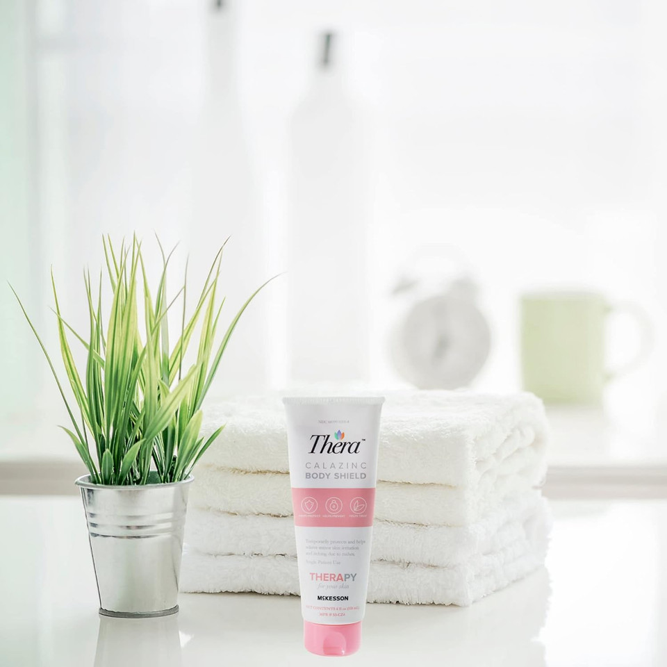 Thera Calazinc Body Shield 4 oz. Tube Scented Cream Skin Protectant By McKesson