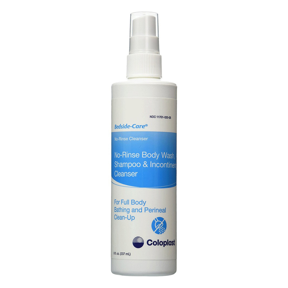 Bedside-Care® Waterless Antimicrobial Body & Hair Wash Spray, Unscented, 8.1 oz