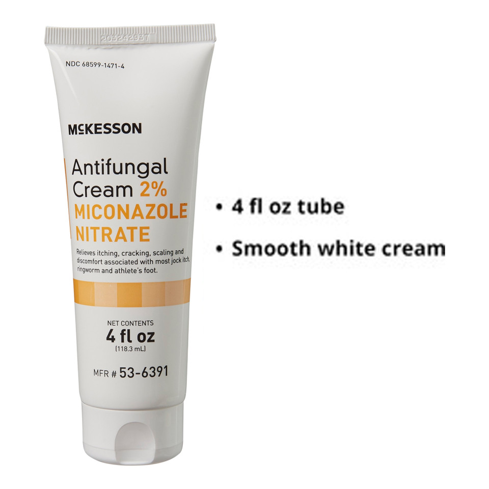 McKesson Antifungal Cream, 2% Miconazole Nitrate 4Oz