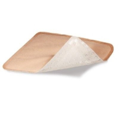 Super absorbent adherent dressing applied over wound area for fluid management