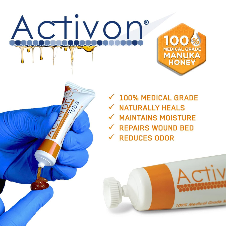 Activon Gel tube with box – sterile wound filler for chronic wounds, pressure ulcers and partial thickness burns