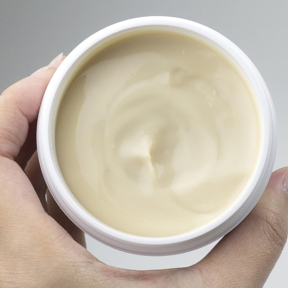 TriDerma Vein Defense cream being applied to under-eye area – gentle formula for dark circles and delicate facial skin